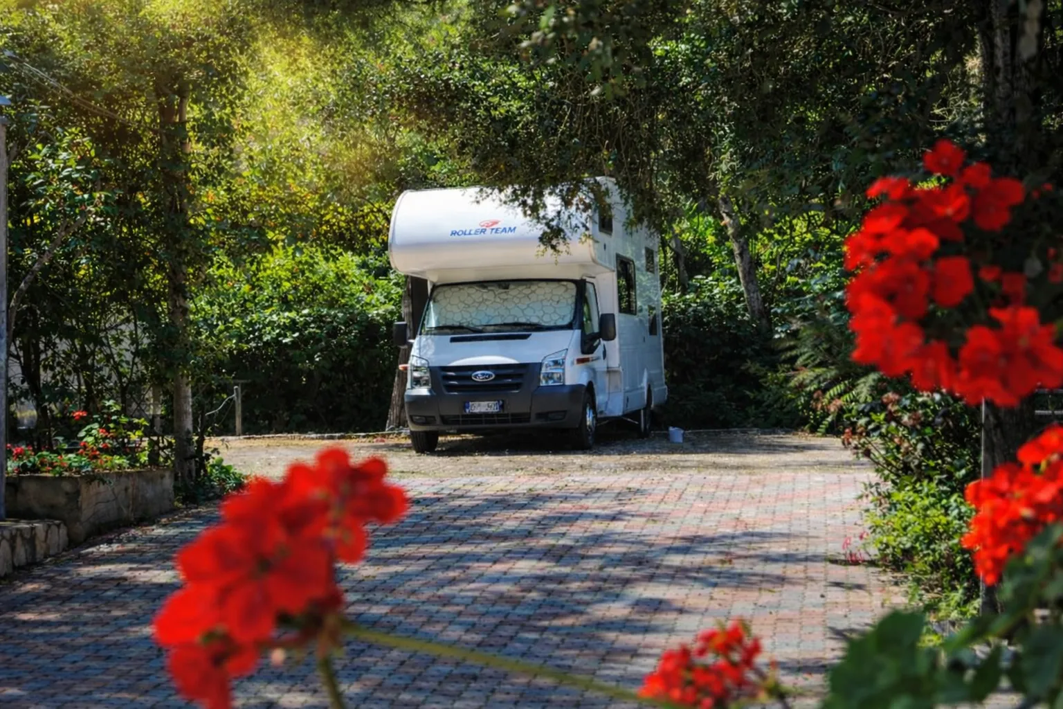 Area attrezzata per camper nel Camping Village Vieste Marina a Vieste nel Gargano