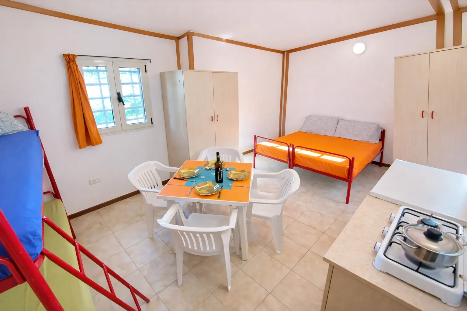 Soggiorno appartamento Le Cortiglie nel Villaggio Vieste Marina nel Gargano